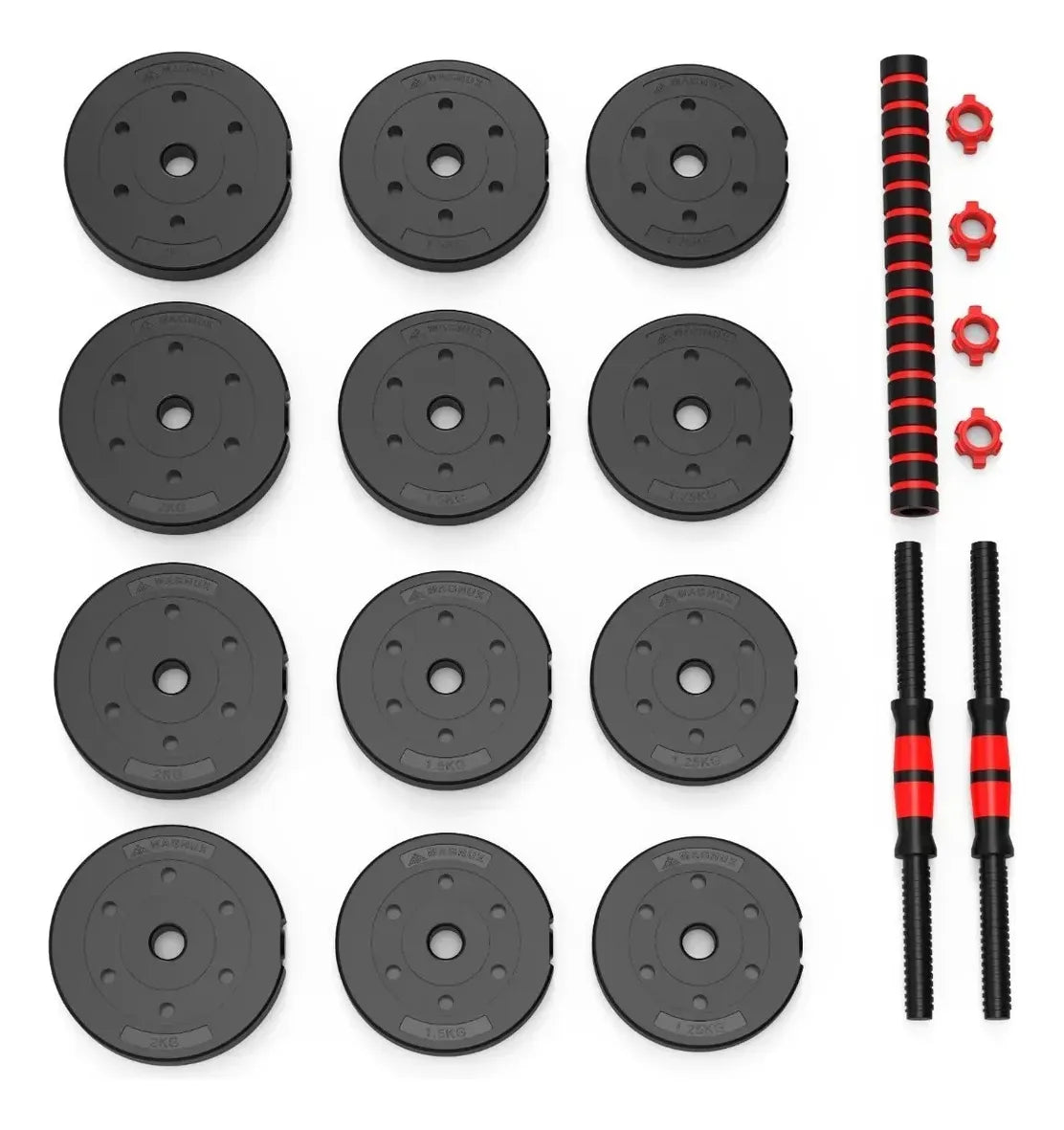 Kit de Pesas de 20KG Termoforradas